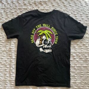 Vans Black Skull Graphic Tee